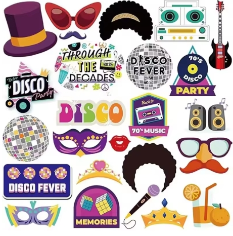 Disco Party Props